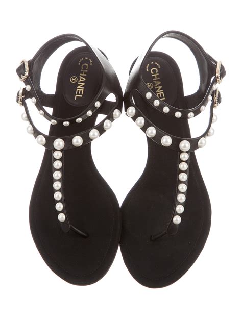 chanel pearl sandal|Chanel sandals official site.